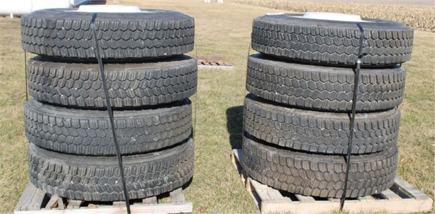 SEMI WHEELS & TIRES 11R24.5 Used Tyres Truck / Trailer Components auction results