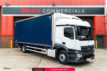 2022 MERCEDES-BENZ ACTROS 1824 Used Curtain Side Trucks for sale
