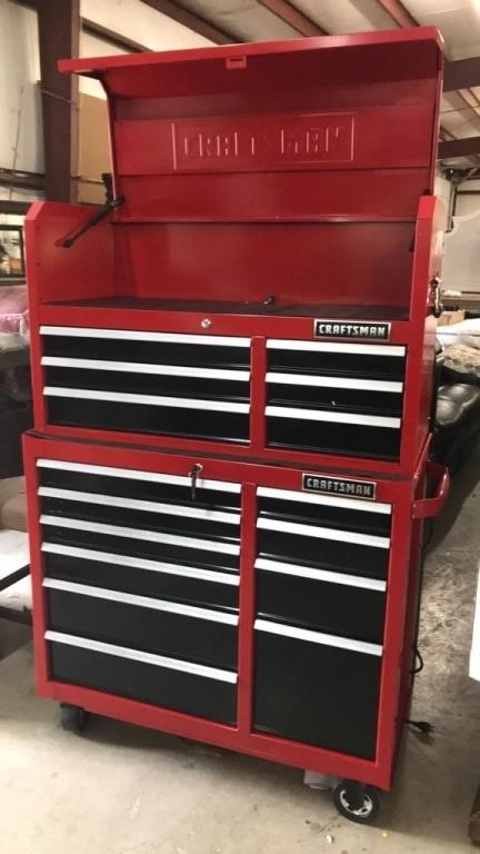 Craftsman Xl Rolling Tool Box Interstate Auction Company