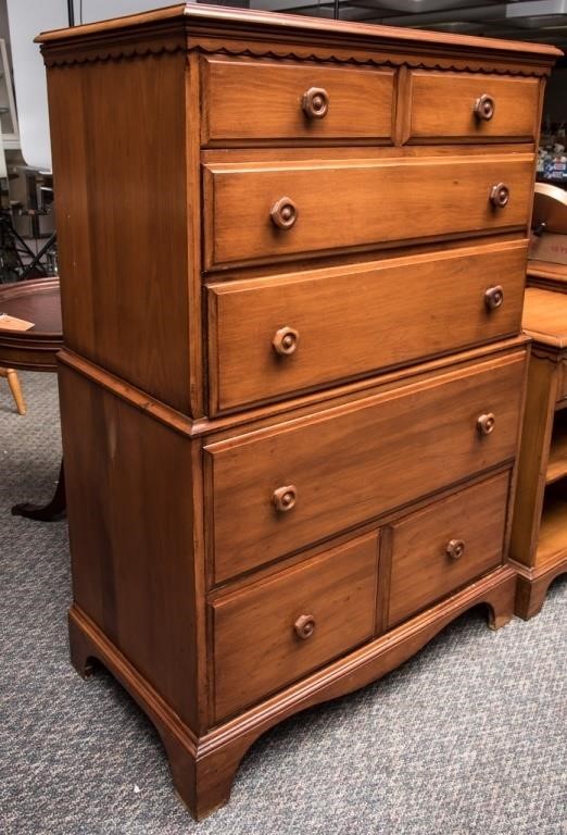 Highboy Dresser By Davis Cabinet Company The K And B Auction Company