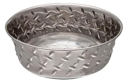 RUFF-N-TUFF DIAMOND PLATED DOG BOWL 5QT New Other for sale