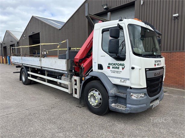 2015 DAF LF220 Used LKW mit ladekrane zum verkauf