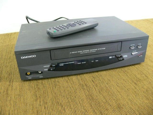 Daewoo VCR Player / Recorder with Remote | Asset Marketing Pros-Trinity