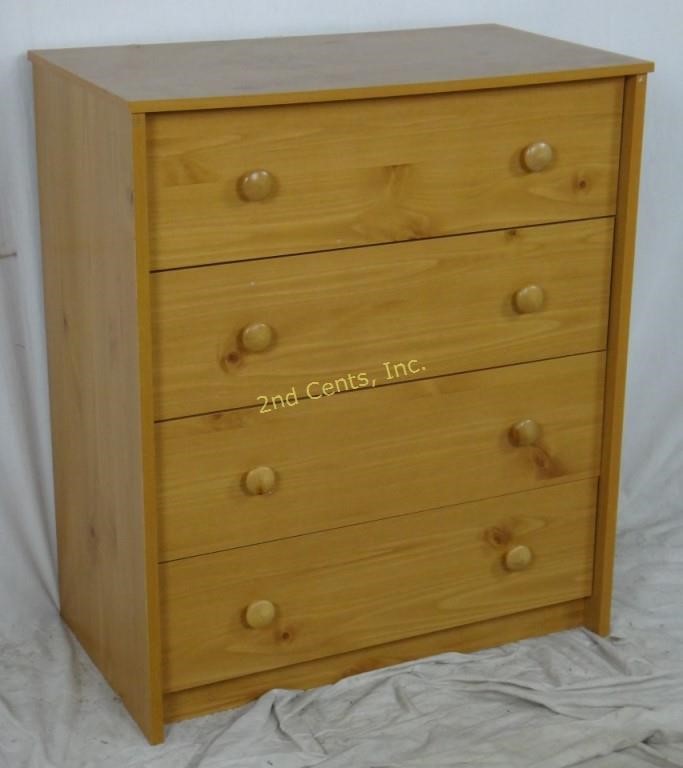 Small 4 Drawer Particle Board Dresser 2nd Cents Inc