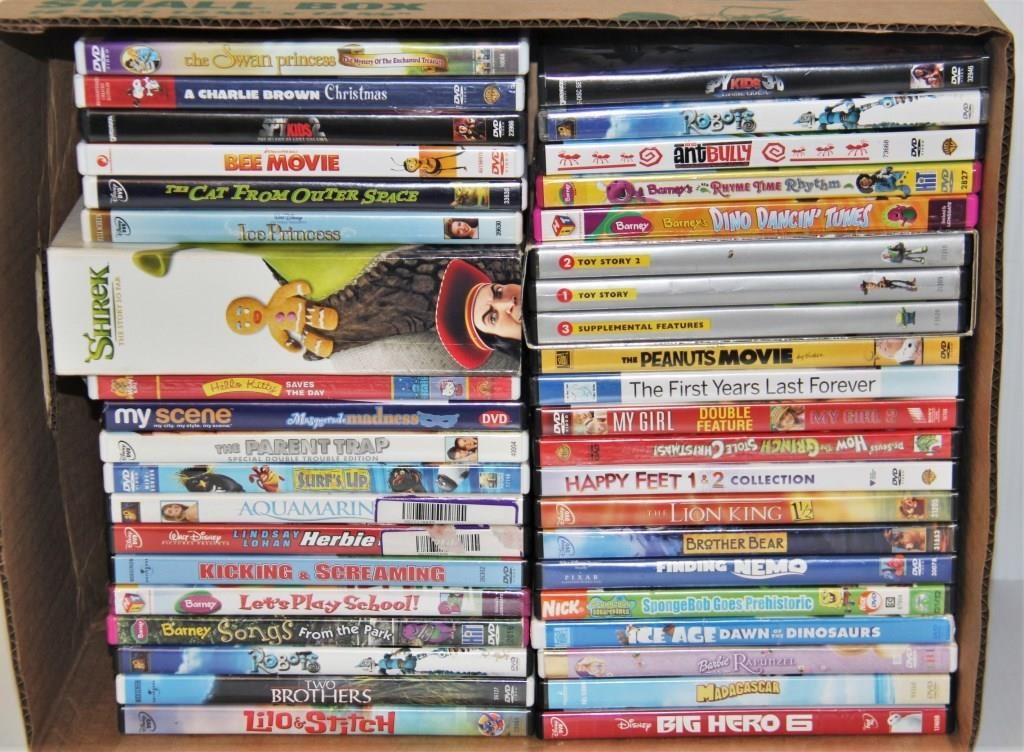 42 Children Kids Dvd Movies Big Al S Auction