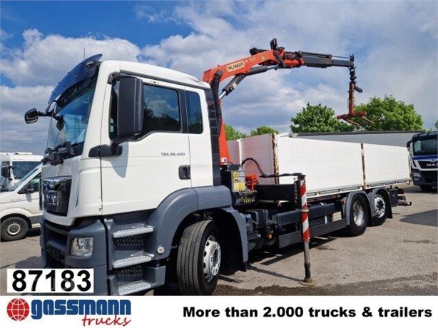 2016 MAN TGS 26.400 Used Pritschen LKW mit Bordwände zum verkauf