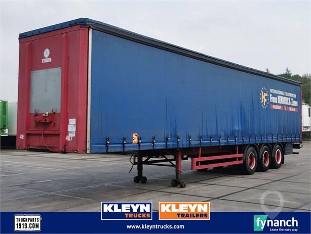2004 PACTON TXD 339 DISC BRAKES Used Curtain Side Trailers for sale