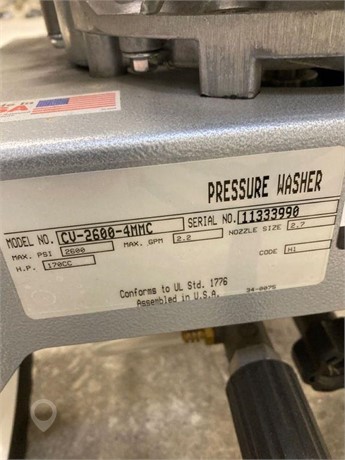 2022 MI-T-M CV26004MMC Used Pressure Washers for sale