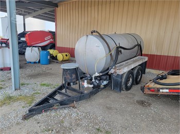 CUSTOM BUILT 1000 GAL Used Trailer Water Equipment auction results