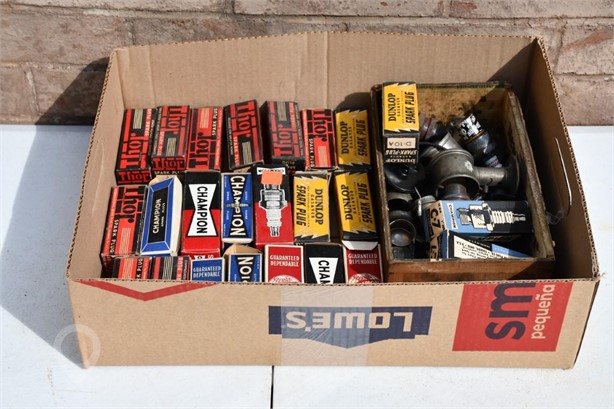BOX OF MISC. NOS SPARK PLUGS Used Other Truck / Trailer Components auction results