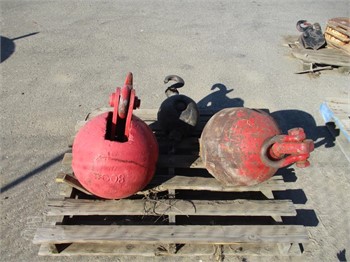 (3) MISC SIZE/WEIGHT CRANE BALL & HOOK BLOCKS Used Crane Rigging upcoming auctions