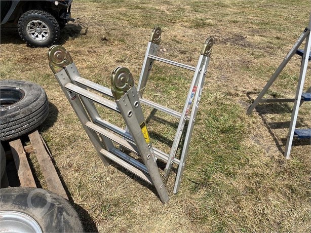 12 STEP ALUMINUM FLODING LADDER Used Ladders / Scaffolding Shop / Warehouse auction results