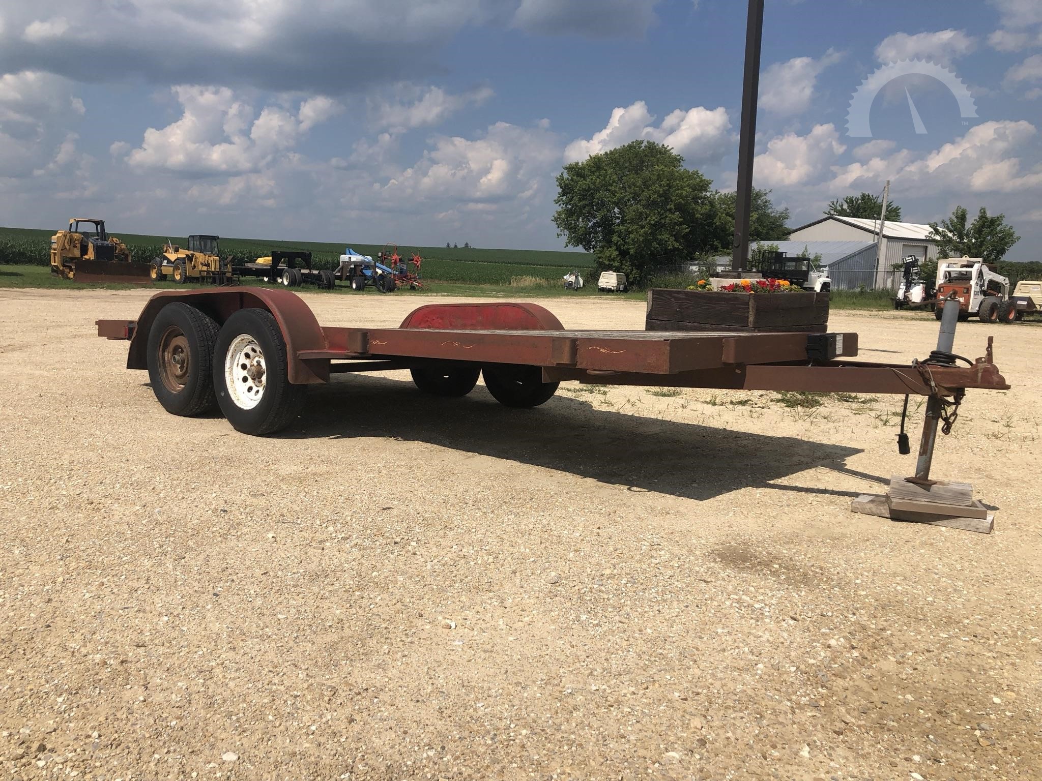 2000 SPECIALLY CONST 16 FOOT FLATBED BUMPER PULL TRAILER | Online ...