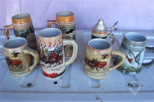 BUDWIESER BEER STEINS Used Other Collectibles auction results