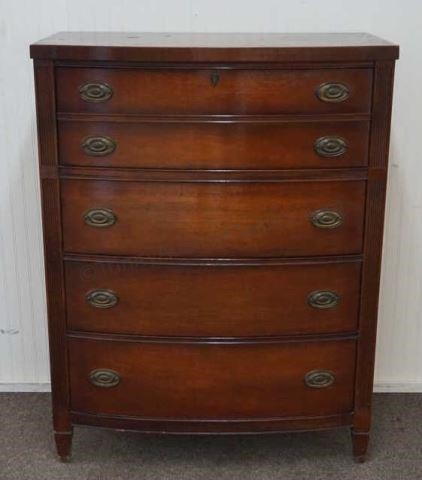 Dixie Furniture Mahogany Chest Of Drawers Asset Marketing Pros