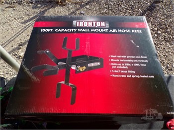 Ironton Air Hose Reel - Holds 3/8in