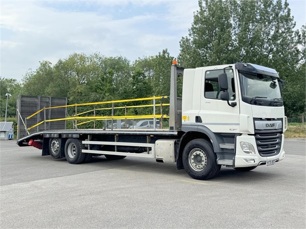 2020 DAF CF340 Used Pritschen LKW mit Auffahrrampe zum verkauf