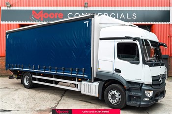 2022 MERCEDES-BENZ ACTROS 1824 Used Curtain Side Trucks for sale