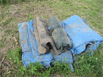 ASSORTED TARPS PALLET FULL Used Outdoors auction results