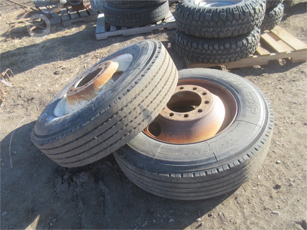 TRUCK TIRES AND RIMS 285/75R24.5 Used Wheel Truck / Trailer Components auction results
