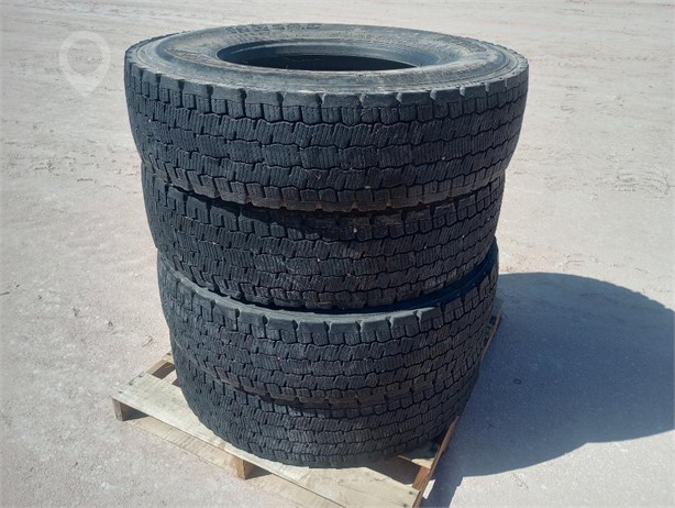 (4) MICHELIN TRUCK TIRES 12 R 22.5 Used Wheel Truck / Trailer Components auction results