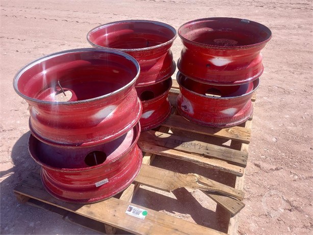 (6) TRUCK WHEELS Used Wheel Truck / Trailer Components auction results