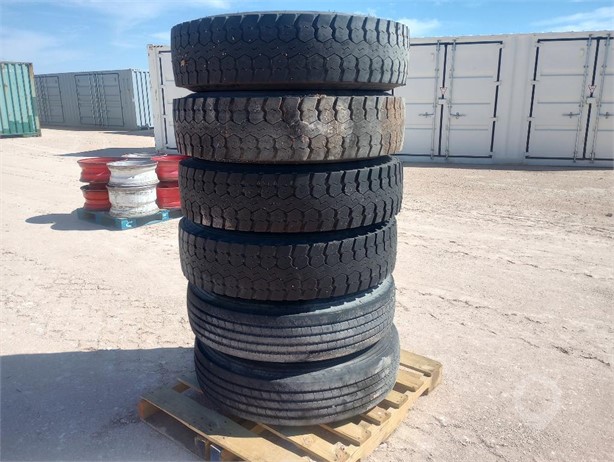 (6) TRUCK WHEELS W/FIRESTONE TIRES 12 R 22.5 16PR Used Wheel Truck / Trailer Components auction results