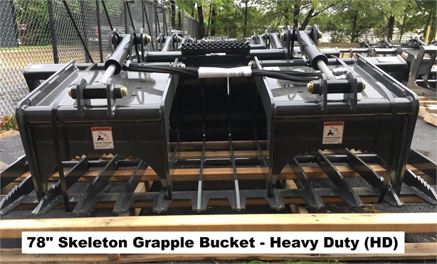 2018 CASE 78" SKELETON GRAPPLE BUCKET (HD) New Grapple, Brush for sale
