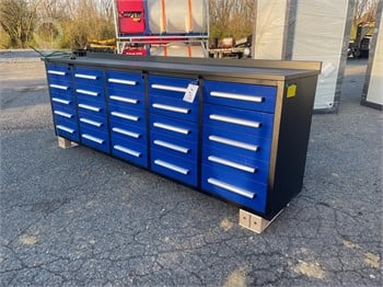 NEW STEELMAN 10' STAINLESS STEEL WORK BENCH BLUE Used Other upcoming auctions
