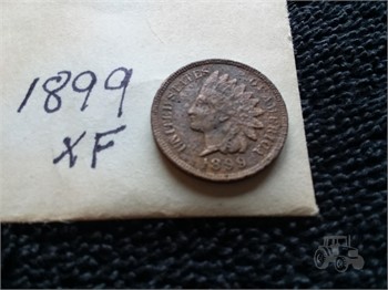 Sold at Auction: 1899 US Indian Head One Cent Coin