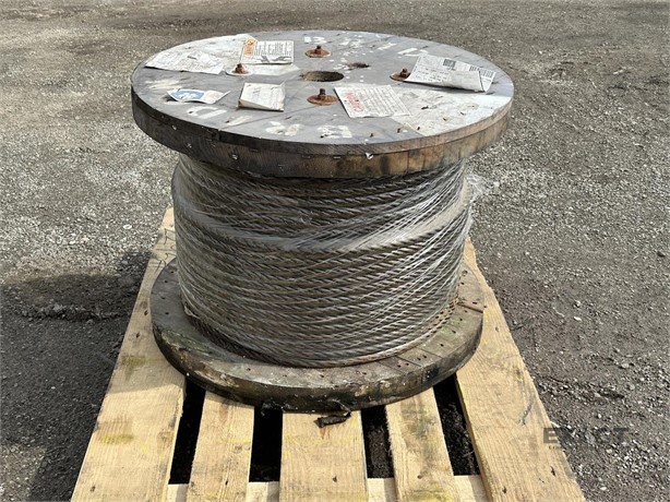 BRIDON WIRE ROPE: 3/4", 9X40 CONSTRUCTION, 550' Used クレーンその他
