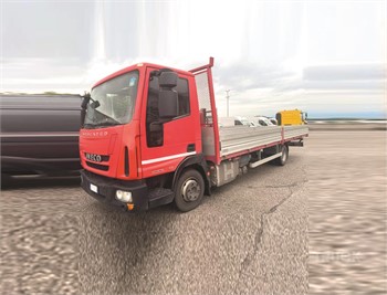 2015 IVECO EUROCARGO 80E19 Gebraucht Pritschen LKW mit Auffahrrampe zum verkauf