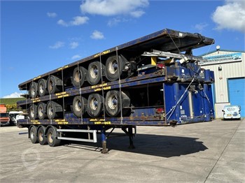 2011 SDC STACK OF 5 FLATS Used Dropside Flatbed Trailers for sale