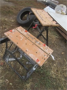 Sold at Auction: Industrial Work Bench Stool