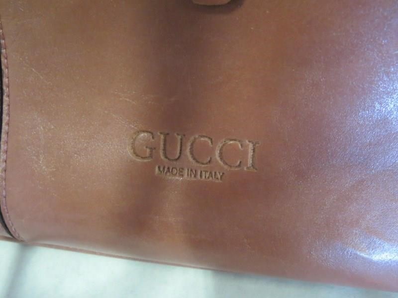 Gucci Rina Rich Ladies Leather Handbag Live And Online Auctions On Hibid Com