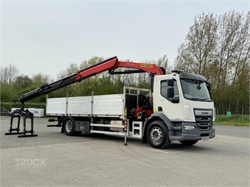 2019 DAF LF260 Gebraucht LKW mit ladekrane zum verkauf