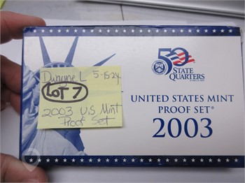 2003 UNITED STATES MINT PROOF SET 2003 New Sets U.S. Coins Coins / Currency upcoming auctions