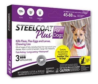 FC STEELCOAT PLUS DOG 45-88LBS 3DOSE New Other for sale