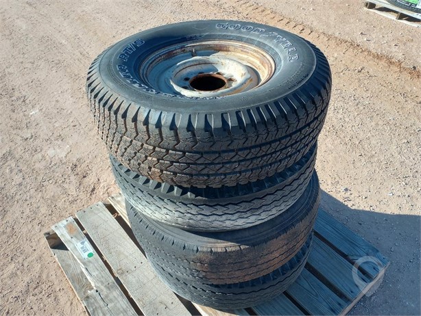 (4) MISC WHEELS W/TIRES Used Wheel Truck / Trailer Components auction results