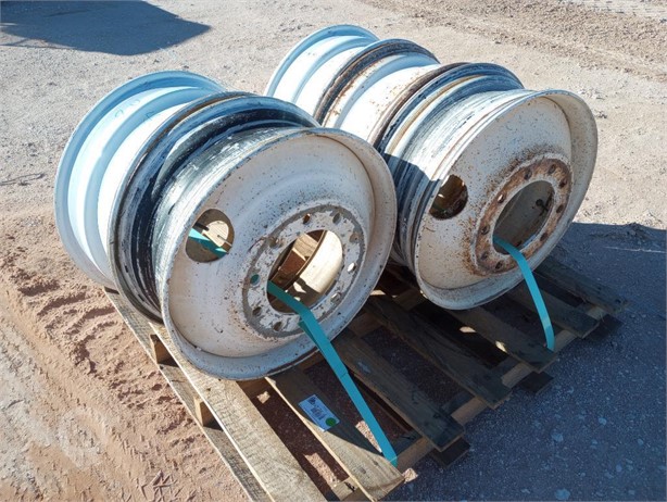 (5) STEEL TRUCK WHEELS 24.5 Used Wheel Truck / Trailer Components auction results