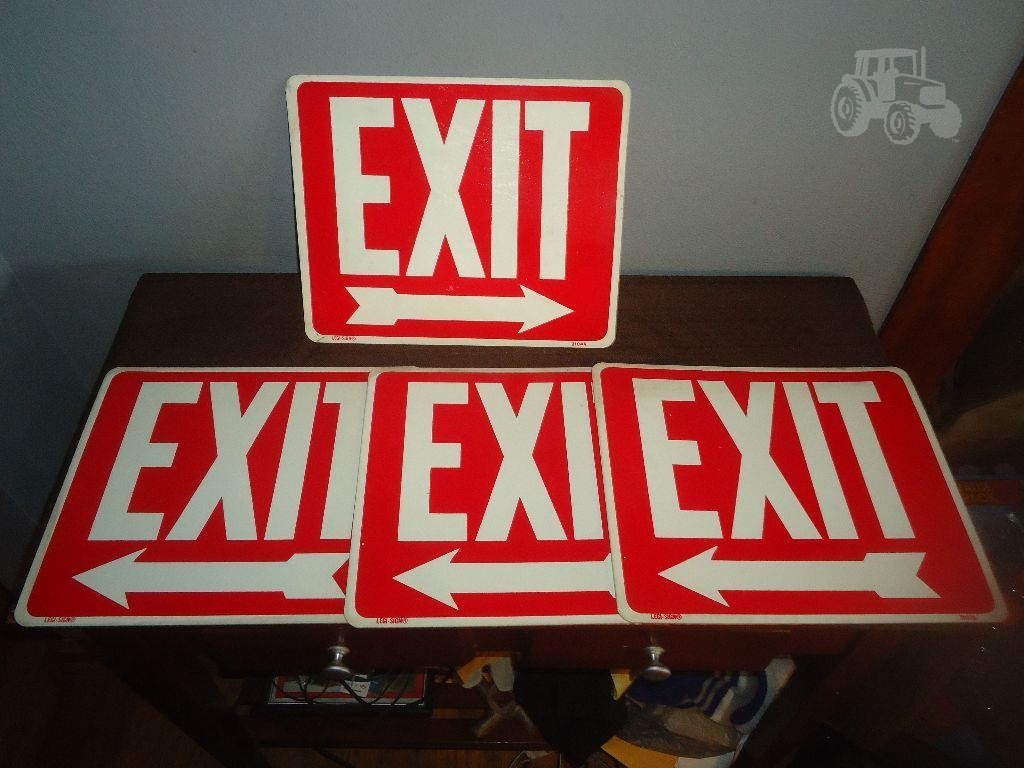 4 New Exit Signs Other Items For Sale In Indiana 4 Listings Tractorhouse Com Page 1 Of 1