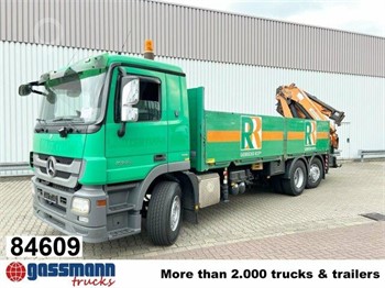 2009 MERCEDES-BENZ ACTROS 2544 Used Dropside Flatbed Trucks for sale