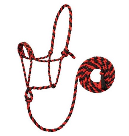WEAVER BRAIDED ROPE HALTER WITH LEAD New Other for sale