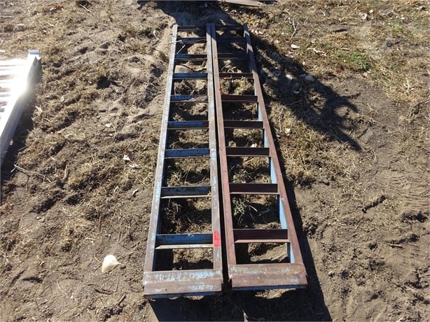 CUSTOM BUILT STEEL 7' RAMPS Used Ramps Truck / Trailer Components auction results