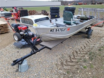 ALUMINUM FISHING BOAT 14' Other Items Auction Results in BROWNTOWN,  WISCONSIN From Powers Auction Service