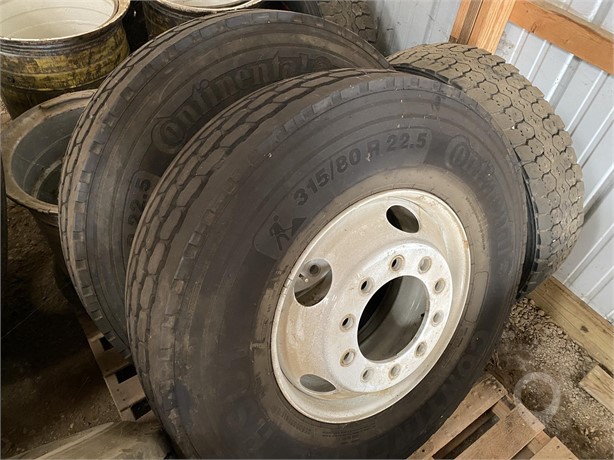 CONTINENTAL 315/80R22.5 Used Tyres Truck / Trailer Components auction results