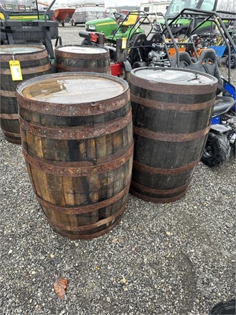 (2) WHISKEY BARRELS Used Other auction results