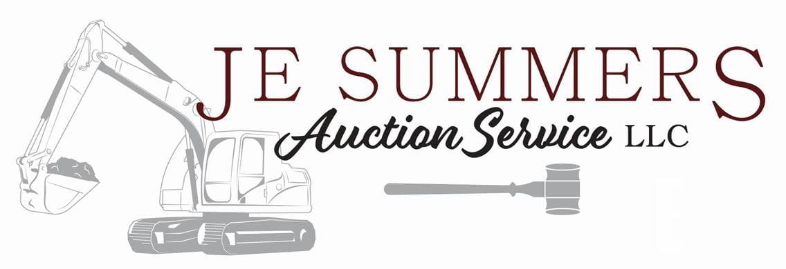 JE Summers Auction Service logo
