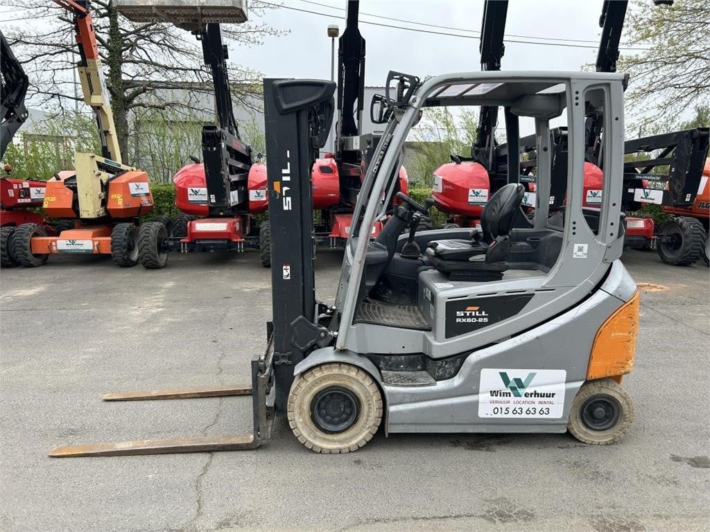 2021 STILL RX60-25 pneumatic-tire forklift parked outdoors.
