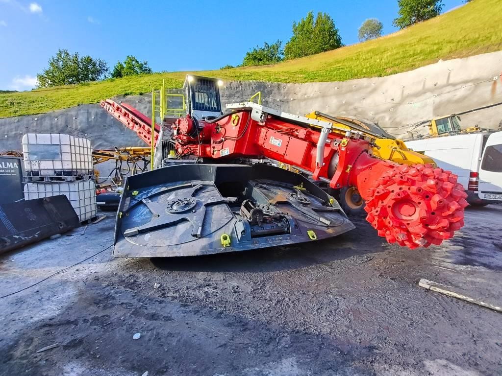 2025 Sandvik MT720 boring machine parked outside on pavement.